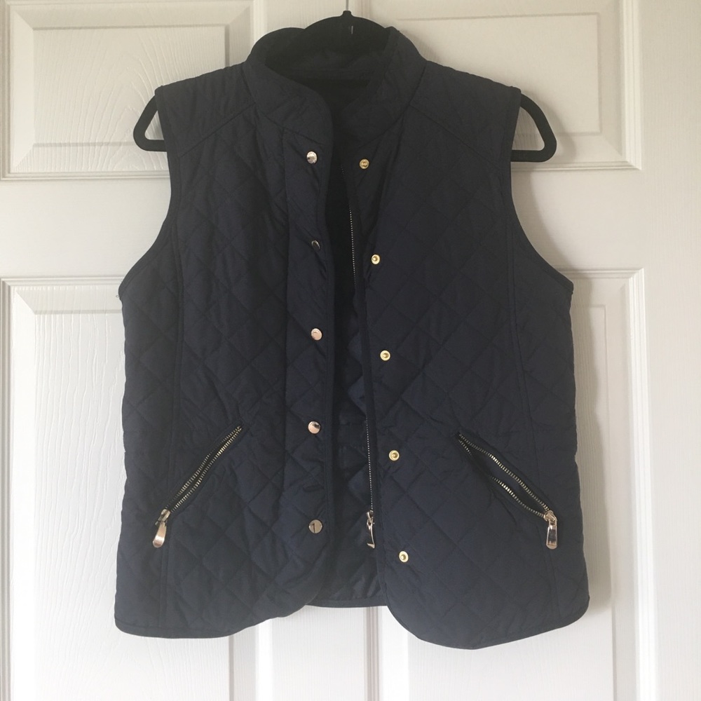 Navy blue Zara vest